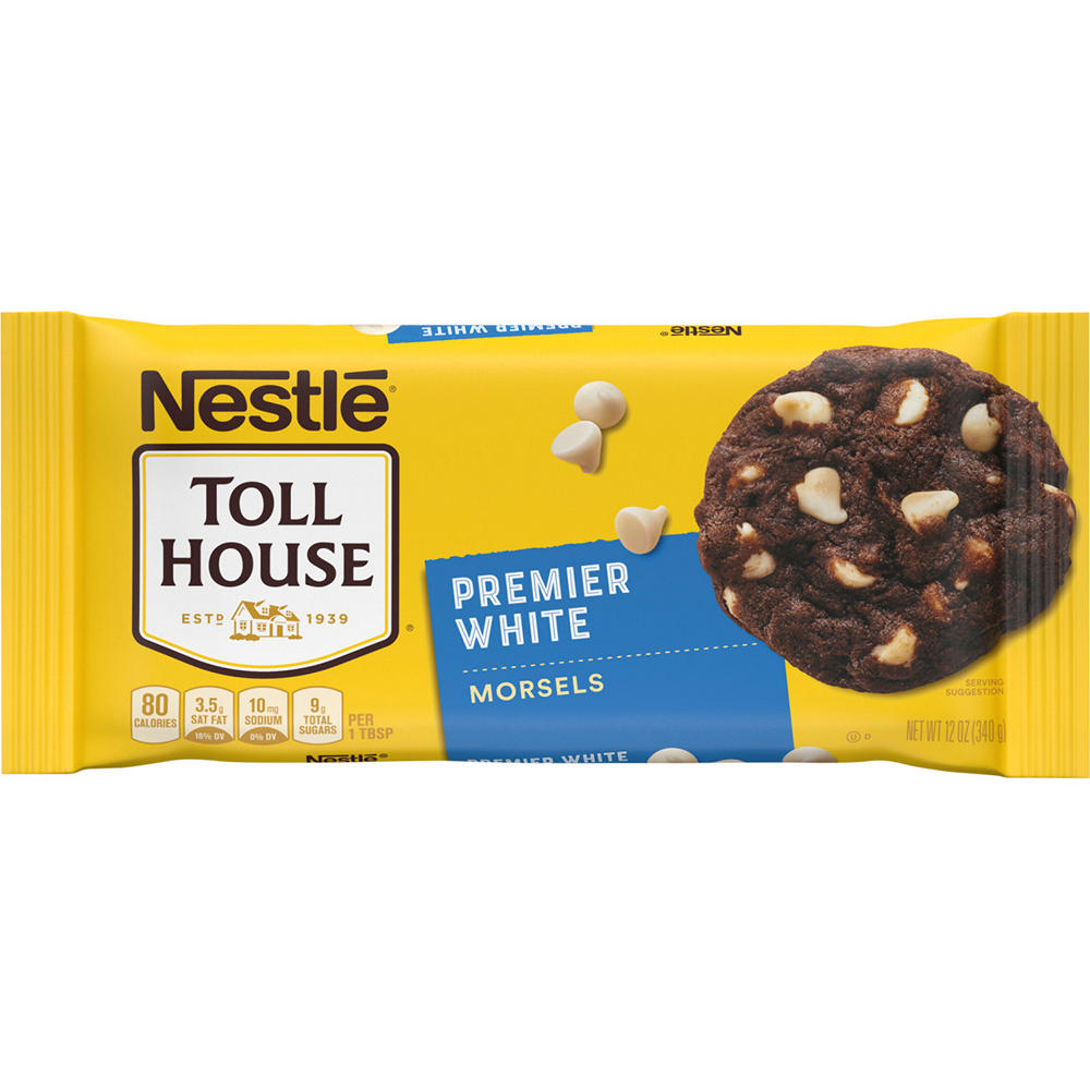 Nestle Toll House Premier White Morsels Baking Chips, 12 oz