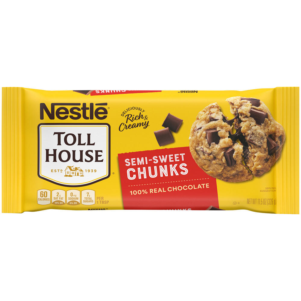 Nestle Toll House Semi Sweet Chocolate Chunks, 11.5 oz