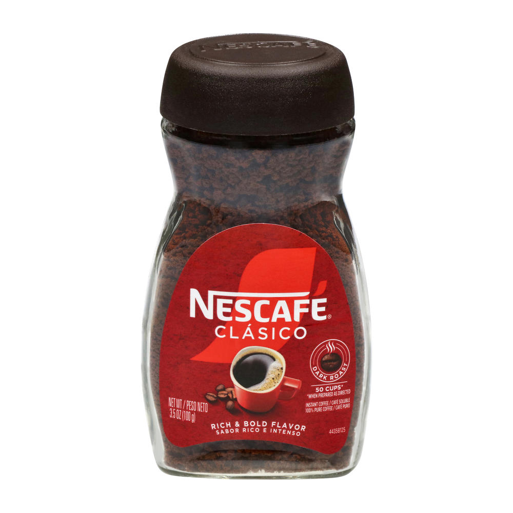 Nescafe Clasico Pure Instant Coffee, 3.5 oz