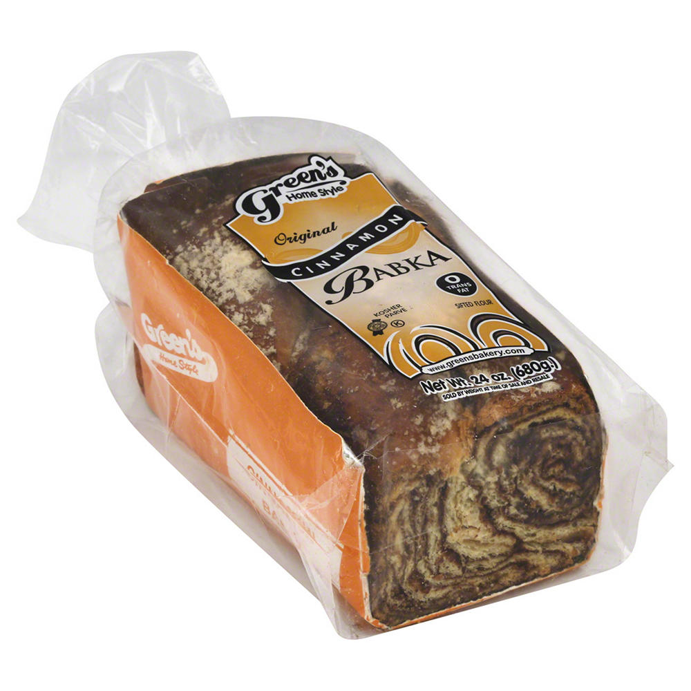 Green's Kosher Cinnamon Original Babka, 24 oz
