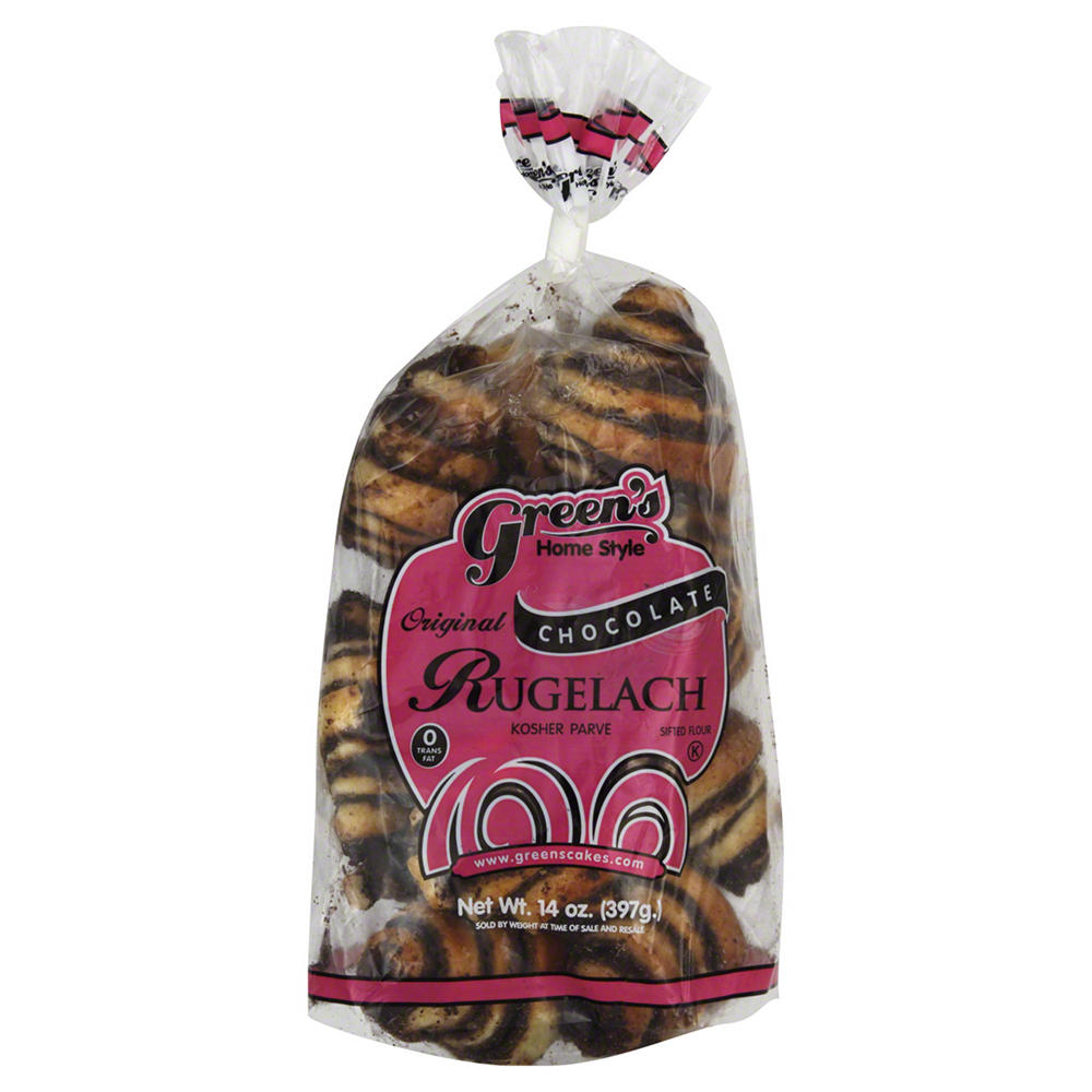 Green's Original Chocolate Rugelach, 14 oz