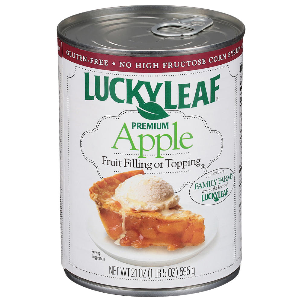 Lucky Leaf Premium Apple Pie Fruit Filling & Topping, 21 oz