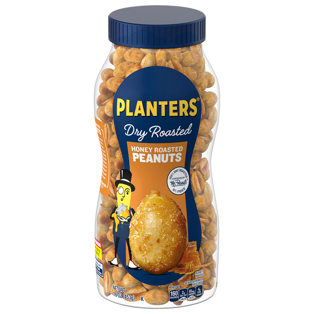 Planters Honey Roasted Peanuts, 16 oz