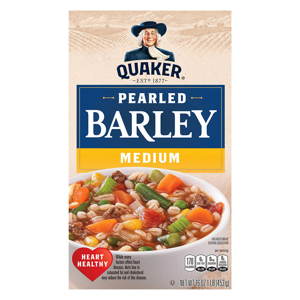 Quaker Medium Pearled Barley, 16 oz