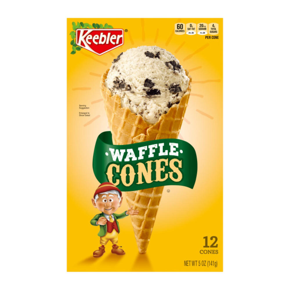 Keebler Waffle Cones, 12 ct