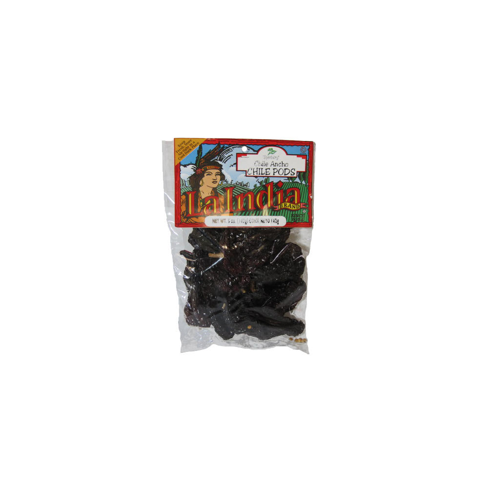 La India Ancho Chili Pods, 5 oz