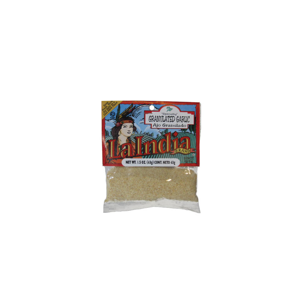La India Granulated Garlic, 1.5 oz