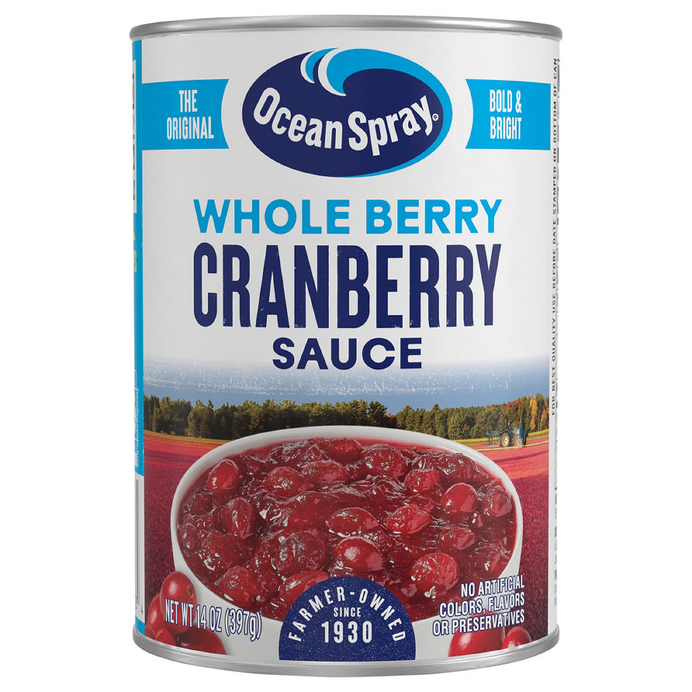 Ocean Spray Whole Cranberry Sauce, 14 oz