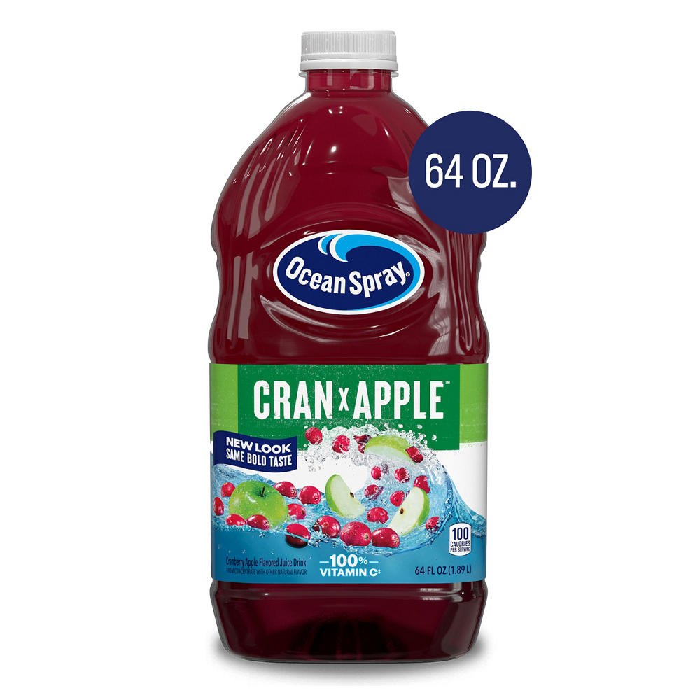 Ocean Spray Cran-Apple Cranberry Apple Juice Drink, 64 oz