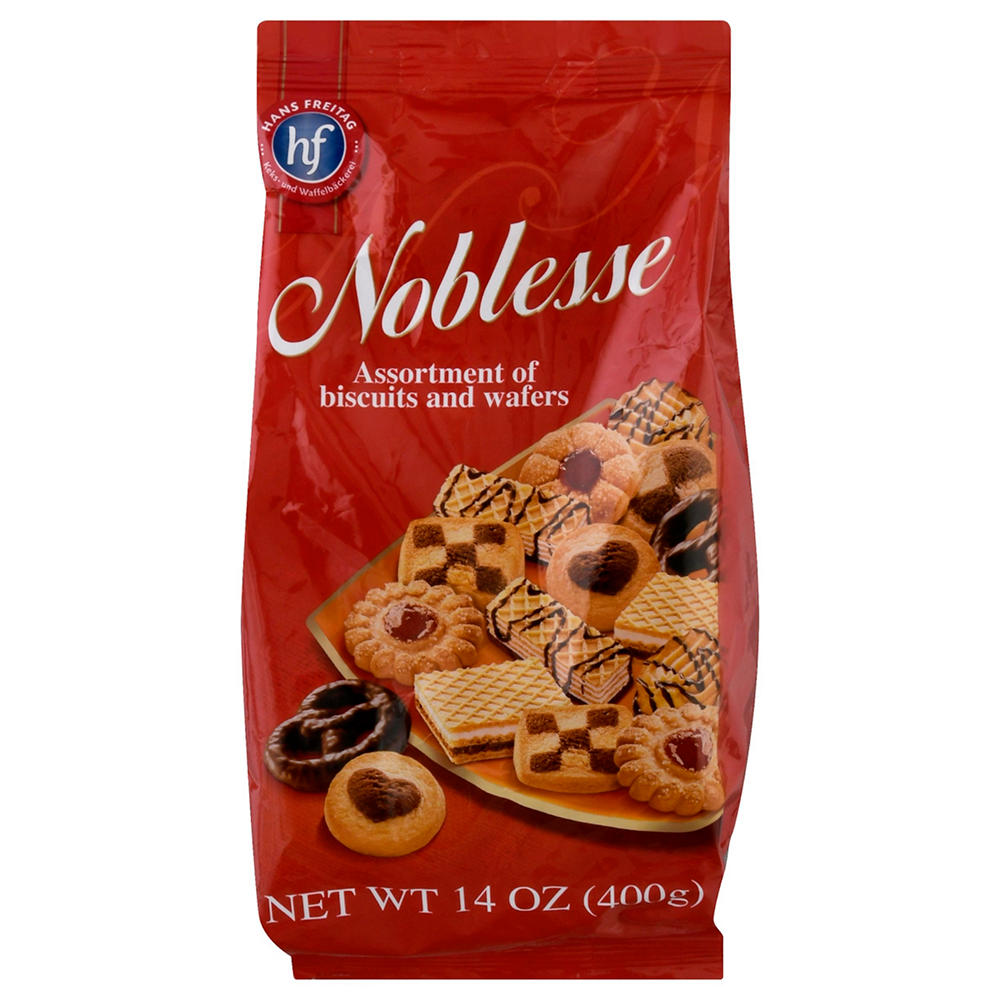 Hans Freitag Noblesse Assortment Biscuits And Wafers, 14 oz