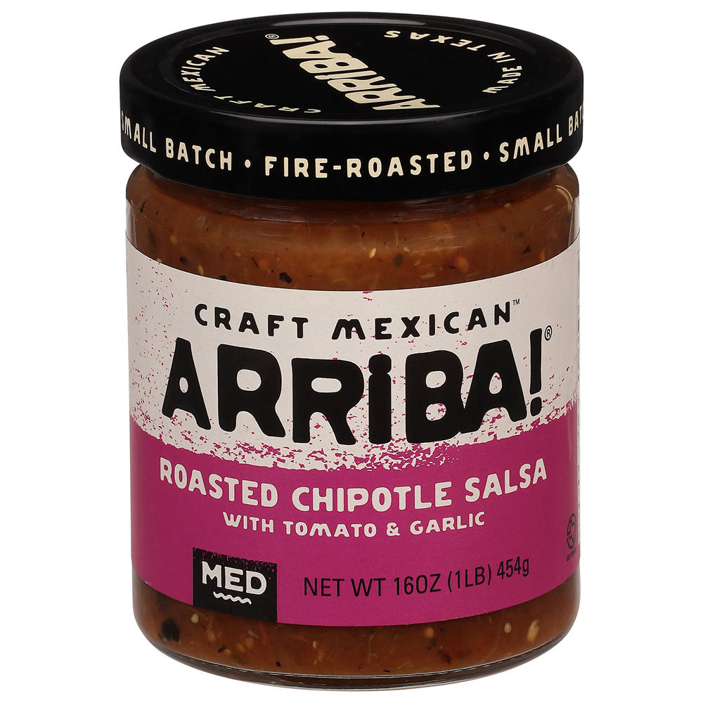Arriba! Medium Roasted Chipotle Salsa, 16 oz