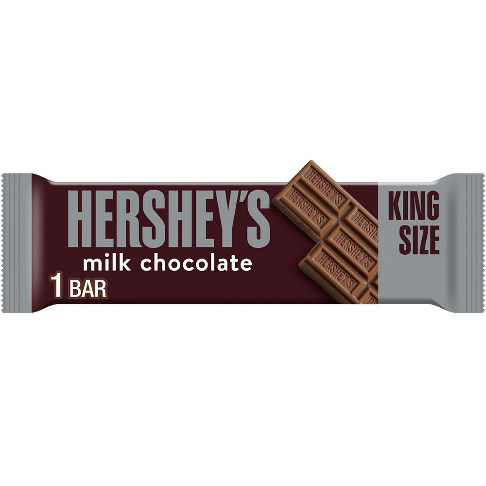 Hershey's Milk Chocolate Candy Bar - King Size, 2.6 oz
