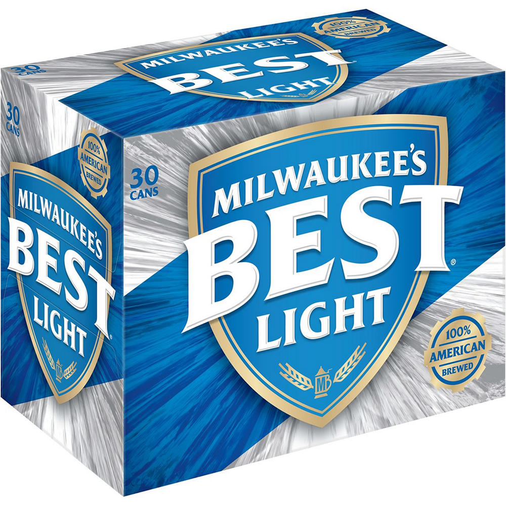 Milwaukee's Best Light Beer 30 pk Cans, 12 oz