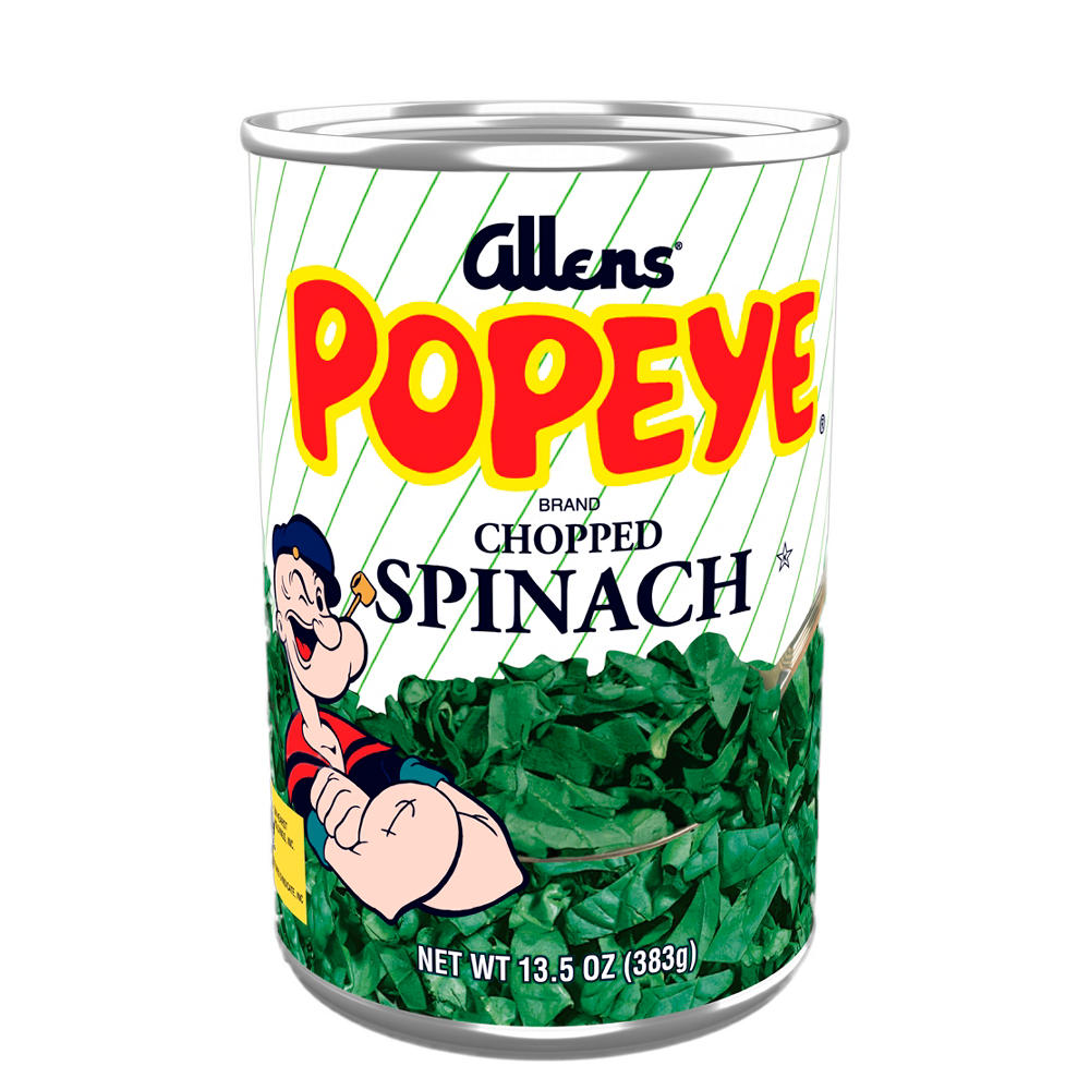 Allens Popeye Chopped Spinach, 14 oz