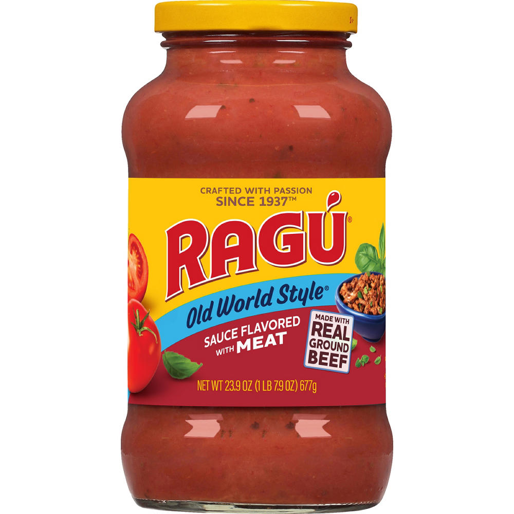 Ragu Old World Style Sauce Flavored with Meat, 23.9 oz
