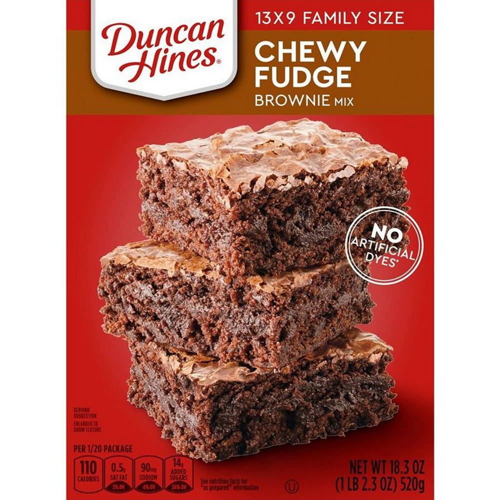 Duncan Hines Chewy Fudge Brownie Mix, 18.3 oz