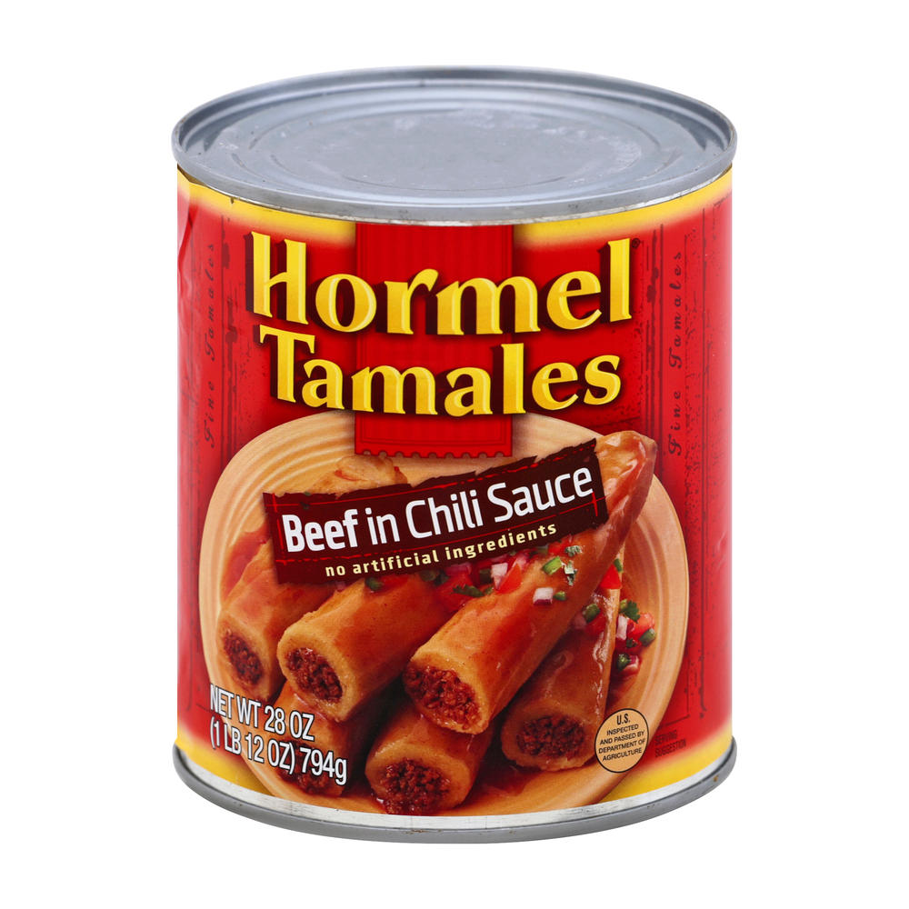 Hormel Beef Tamales in Chili Sauce, 28 oz