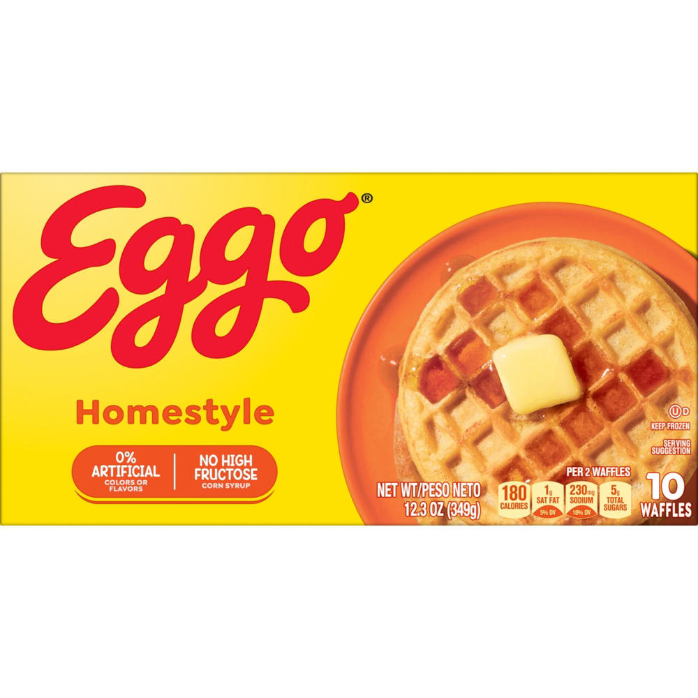 Eggo Homestyle Frozen Waffles, 10 ct