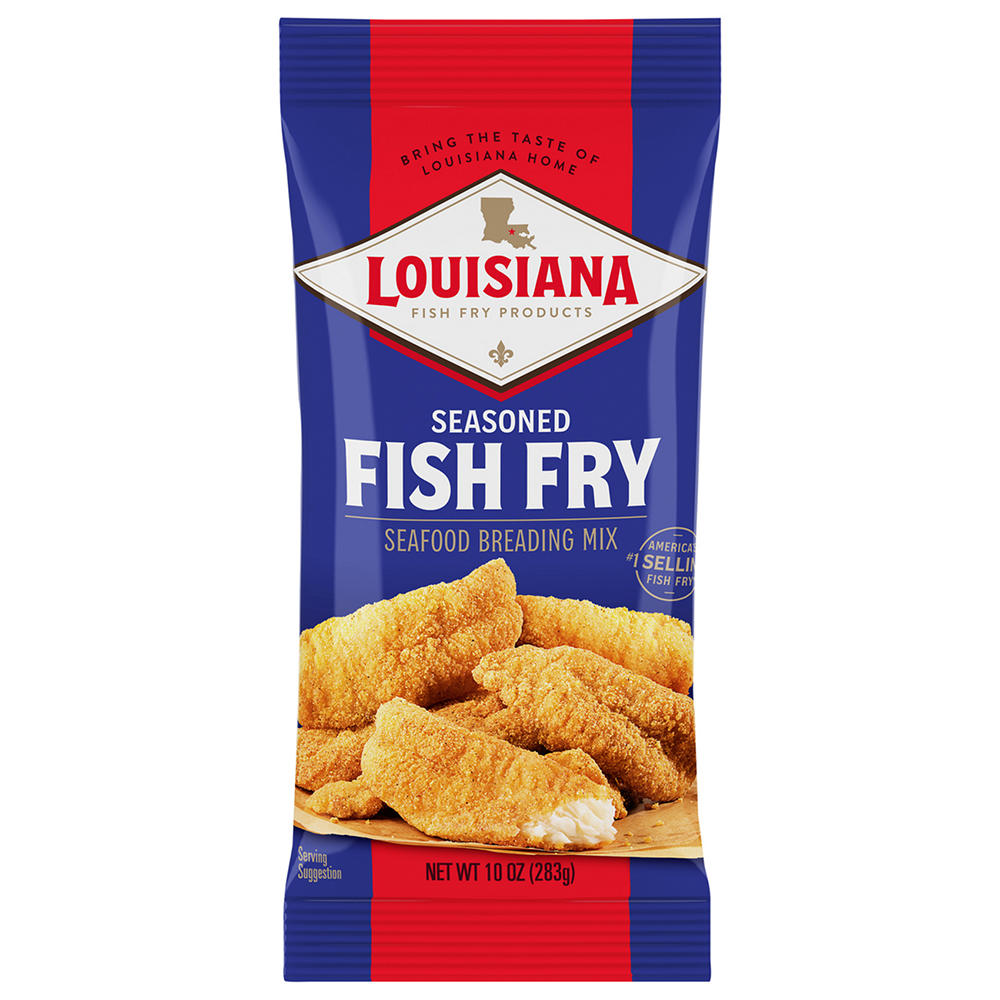 Louisiana Fish Fry Products Seasoned Crispy Fish Fry, 10 oz