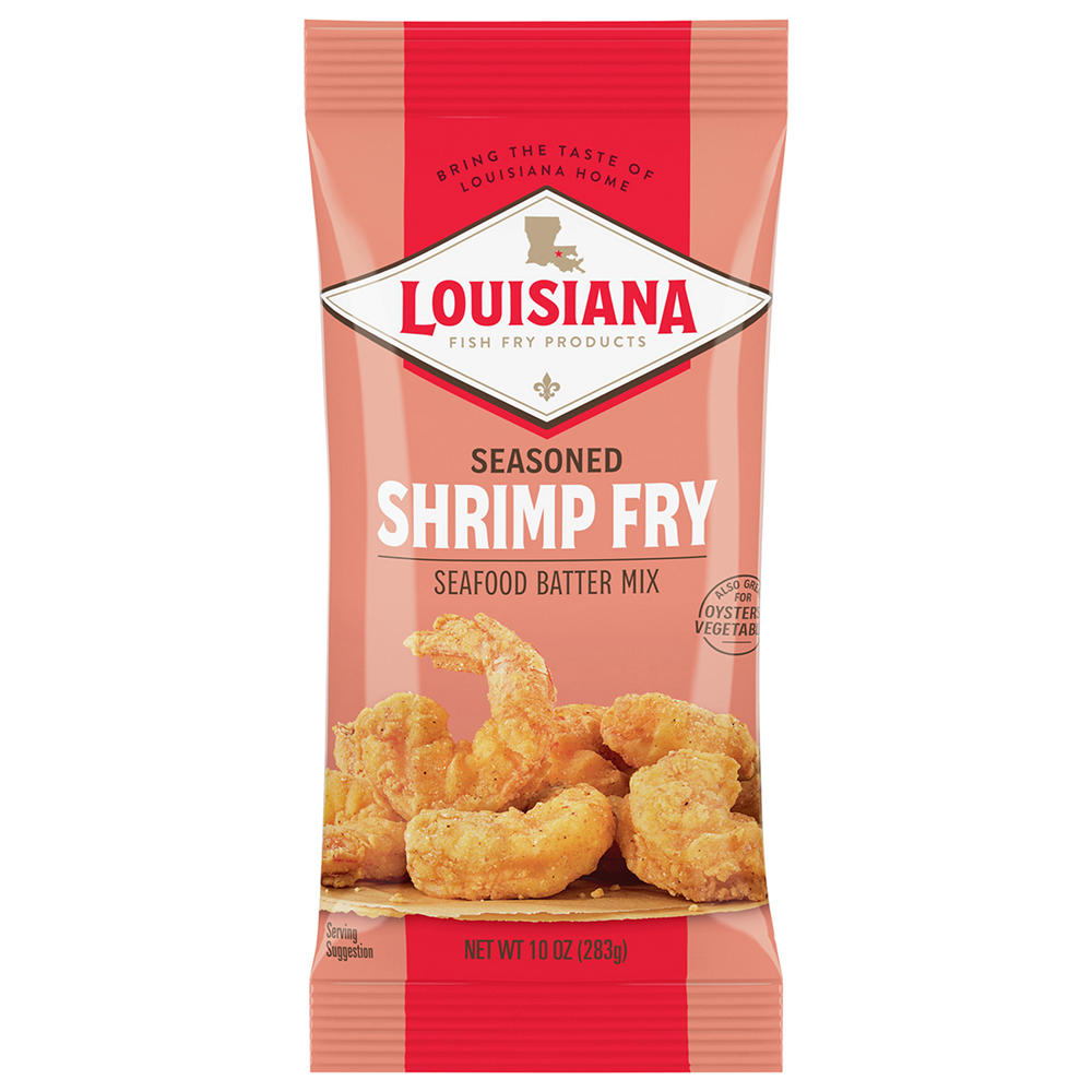 Louisiana Fish Fry Products Seasoned Shrimp Fry, 10 oz