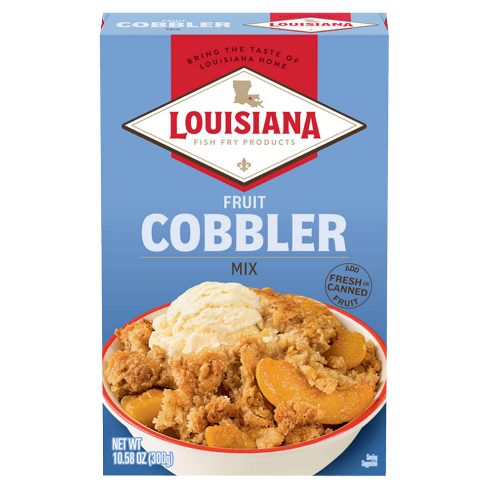 Louisiana Fish Fry Products Fruit Cobbler Mix, 10.58 oz