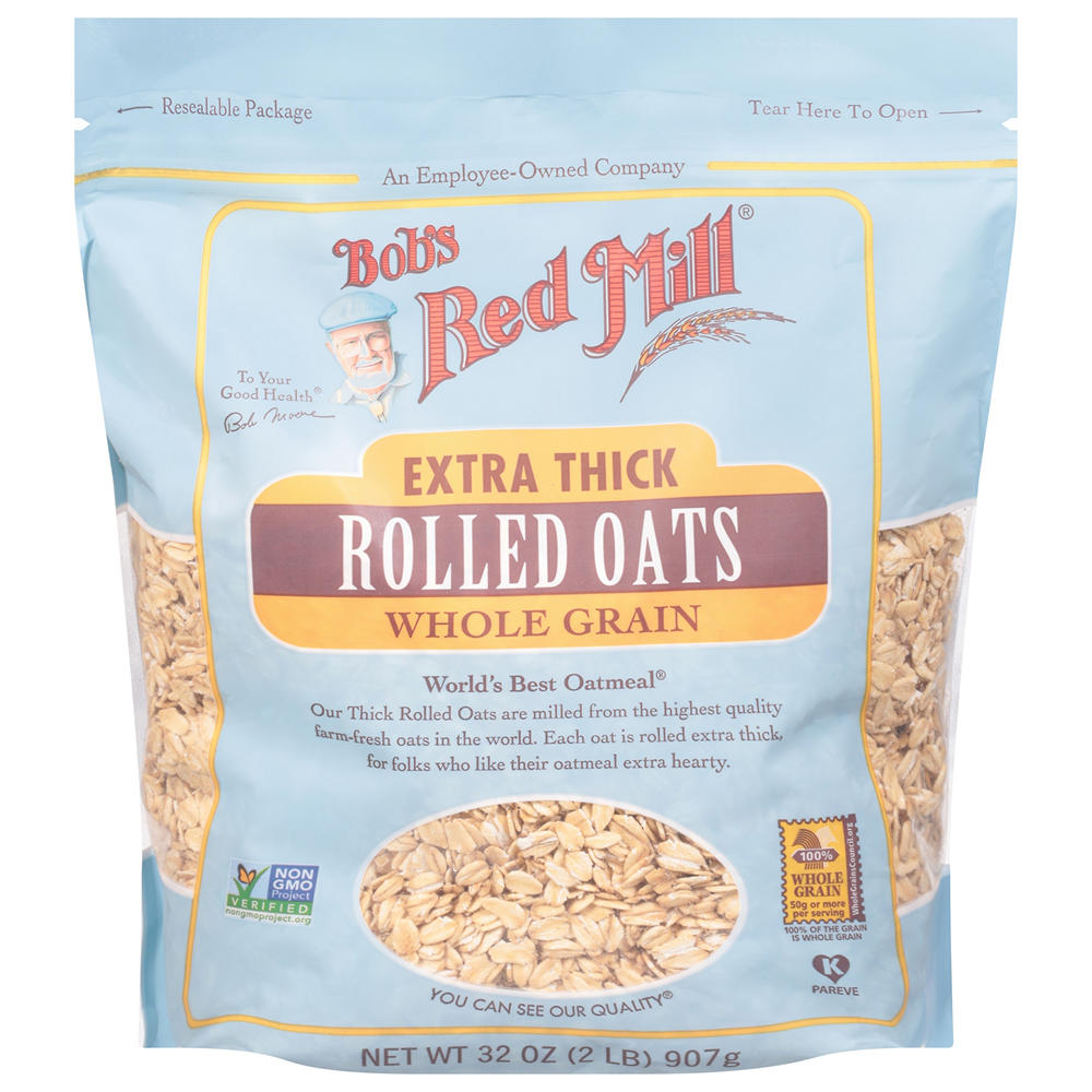 Bob's Red Mill Extra Thick Rolled Oats, 32 oz