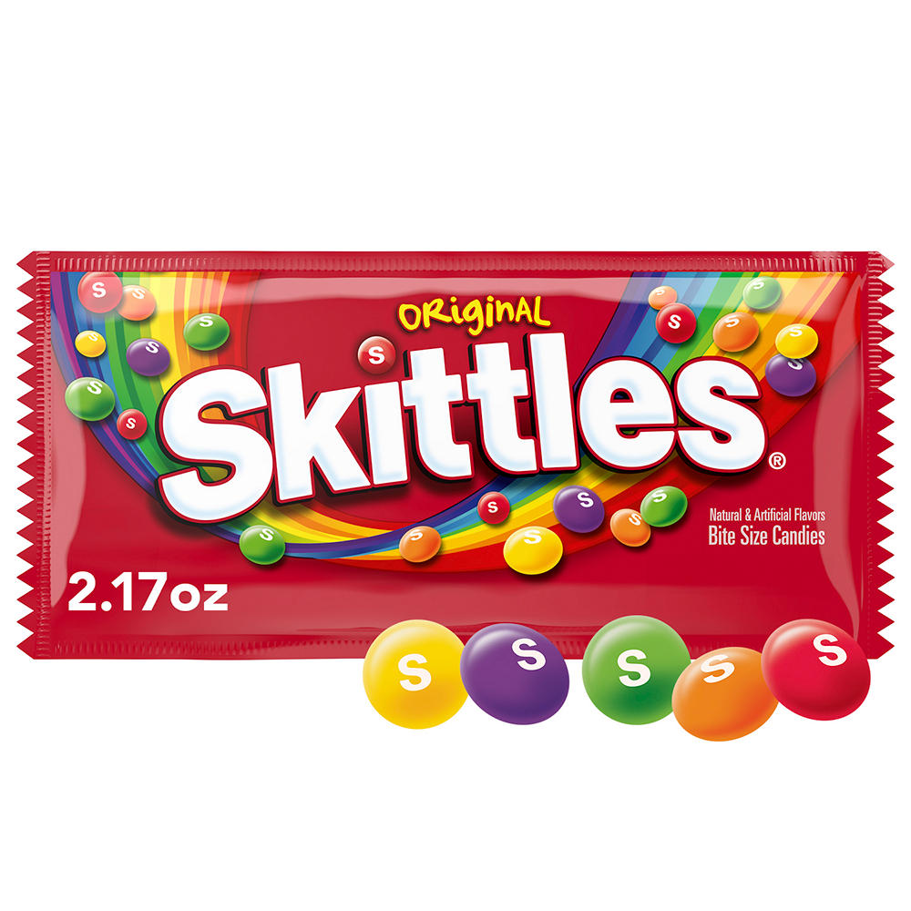 Skittles Original Chewy Fruity Candy, 2.17 oz