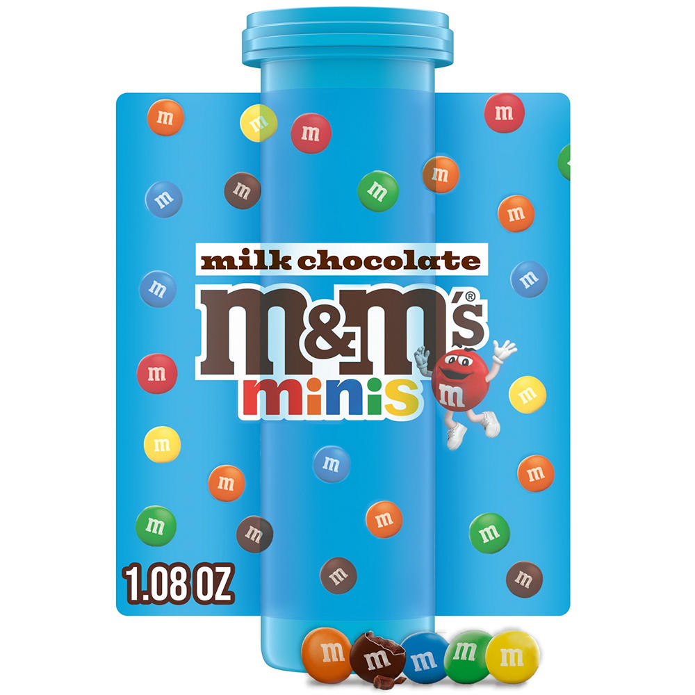 M&M'S Minis Milk Chocolate Candy Tube, 1.08 oz