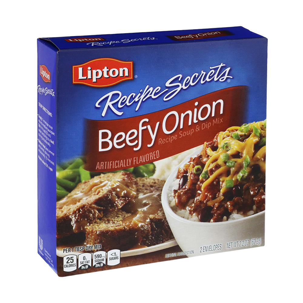 Lipton Recipe Secrets Soup and Dip Mix Beefy Onion, 2.2 oz