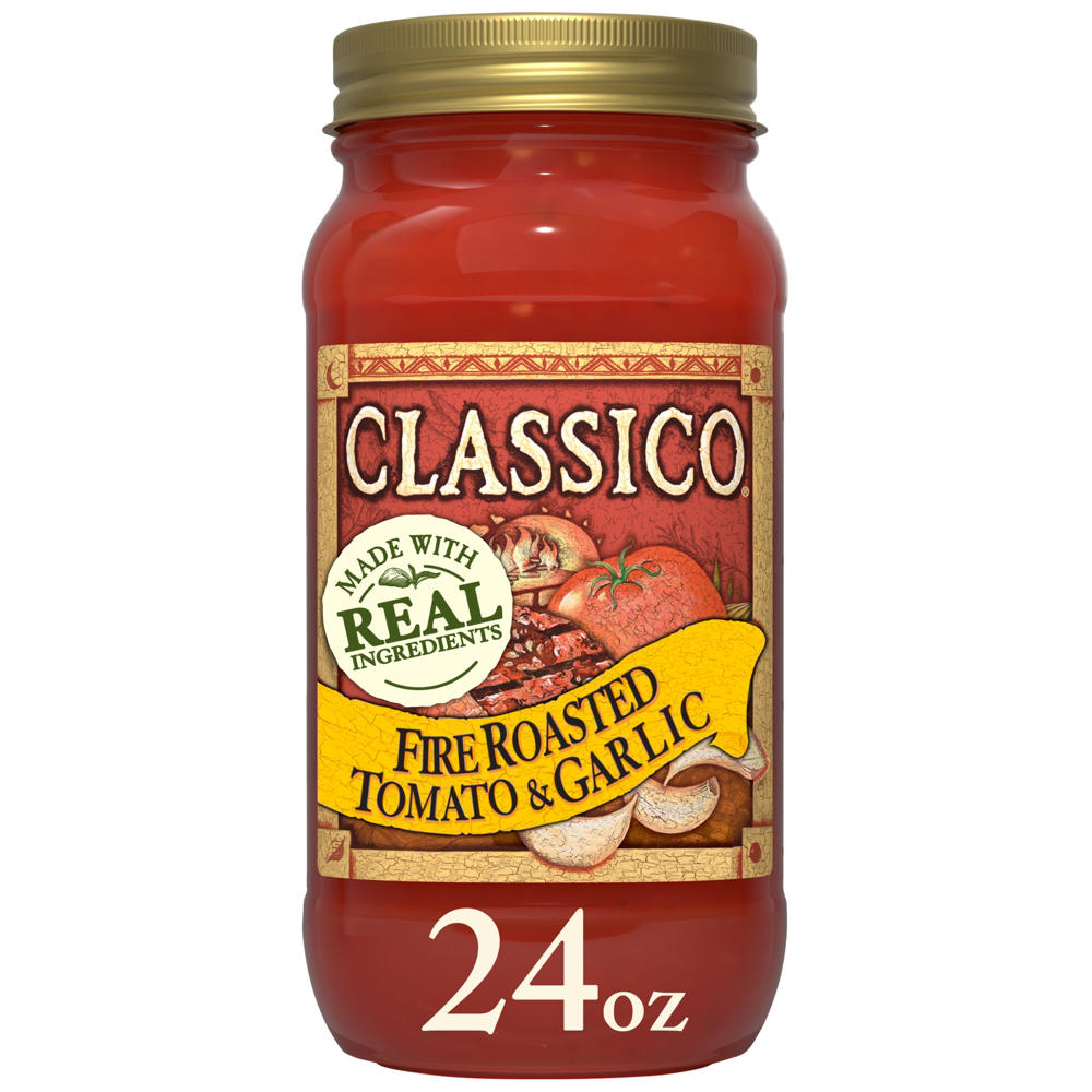 Classico Fire Roasted Tomato & Garlic Pasta Sauce, 24 oz