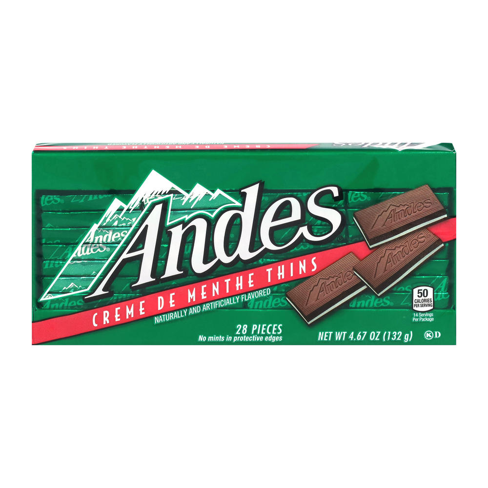 Andes Creme de Menthe Thins Candy, 4.67 oz