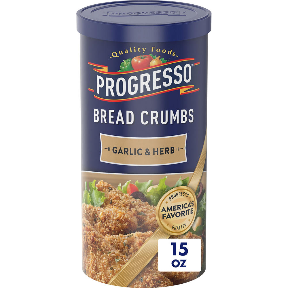 Progresso Garlic and Herb Bread Crumbs, 15 oz