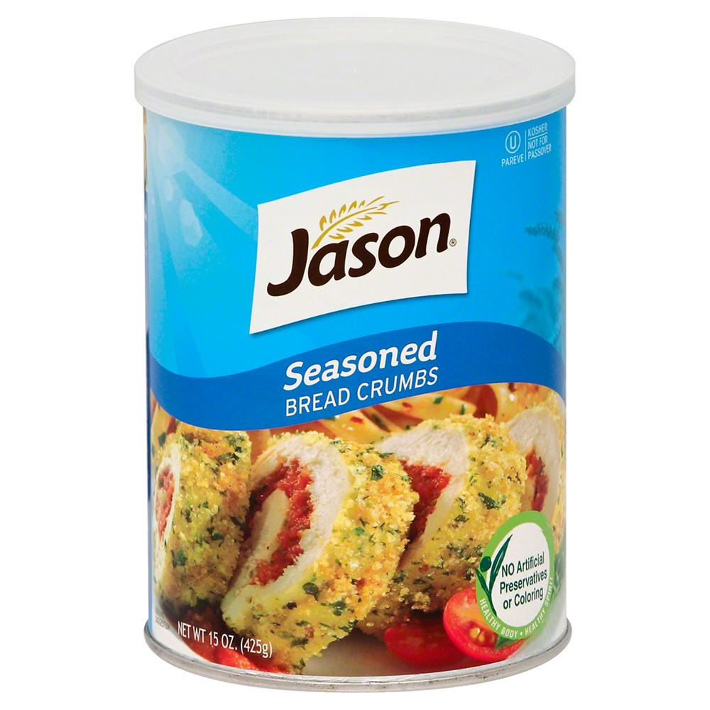 Jason Kosher Seasoned Bread Crumbs, 15 oz