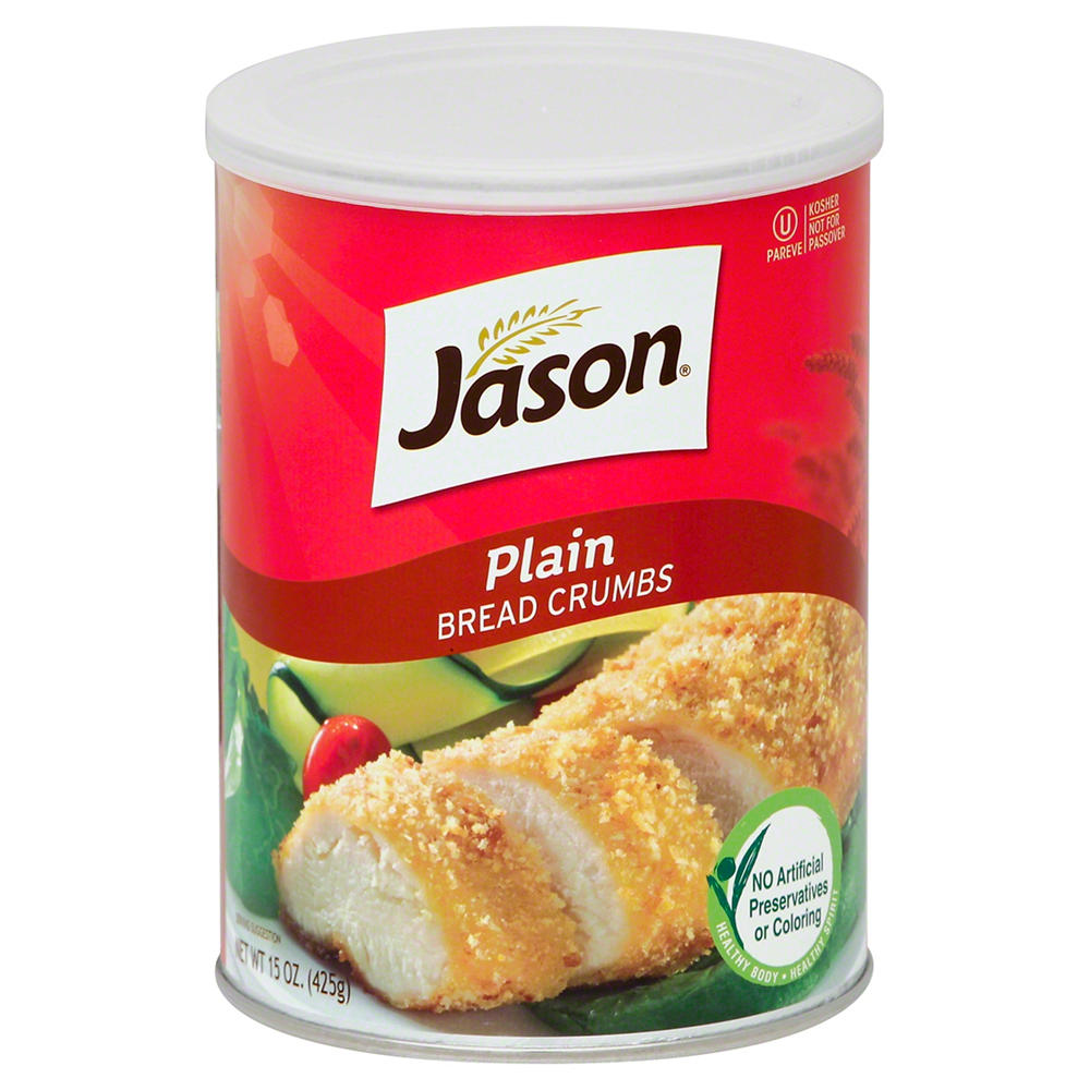 Jason Kosher Plain Bread Crumbs, 15 oz