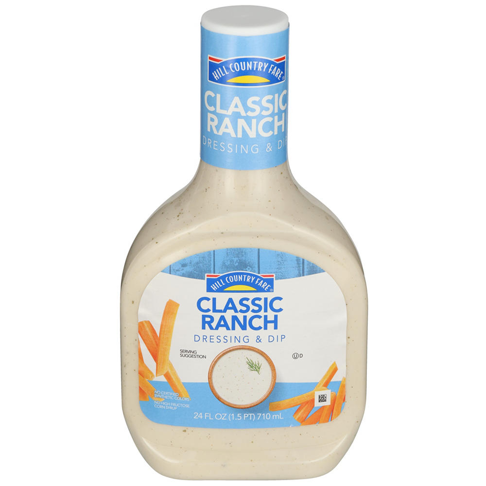 Hill Country Fare Ranch Salad Dressing, 24 oz