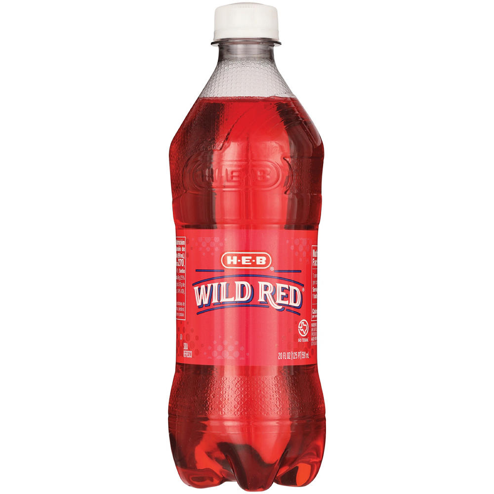 H-E-B Wild Red Soda, 20 oz