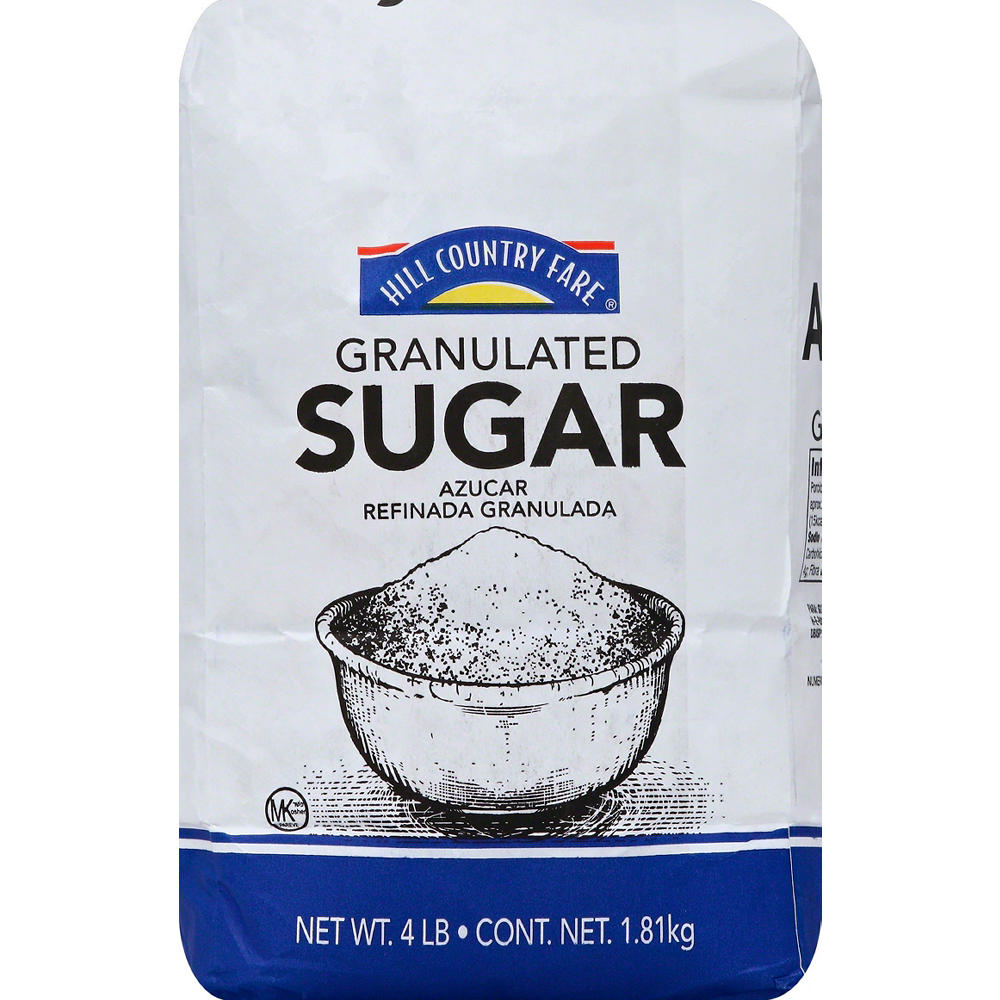 Hill Country Fare Granulated Sugar, 4 lbs