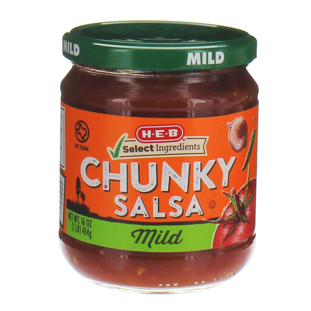 H-E-B Mild Chunky Salsa, 16 oz