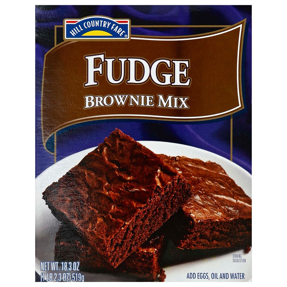Hill Country Fare Fudge Brownie Mix, 18.3 oz