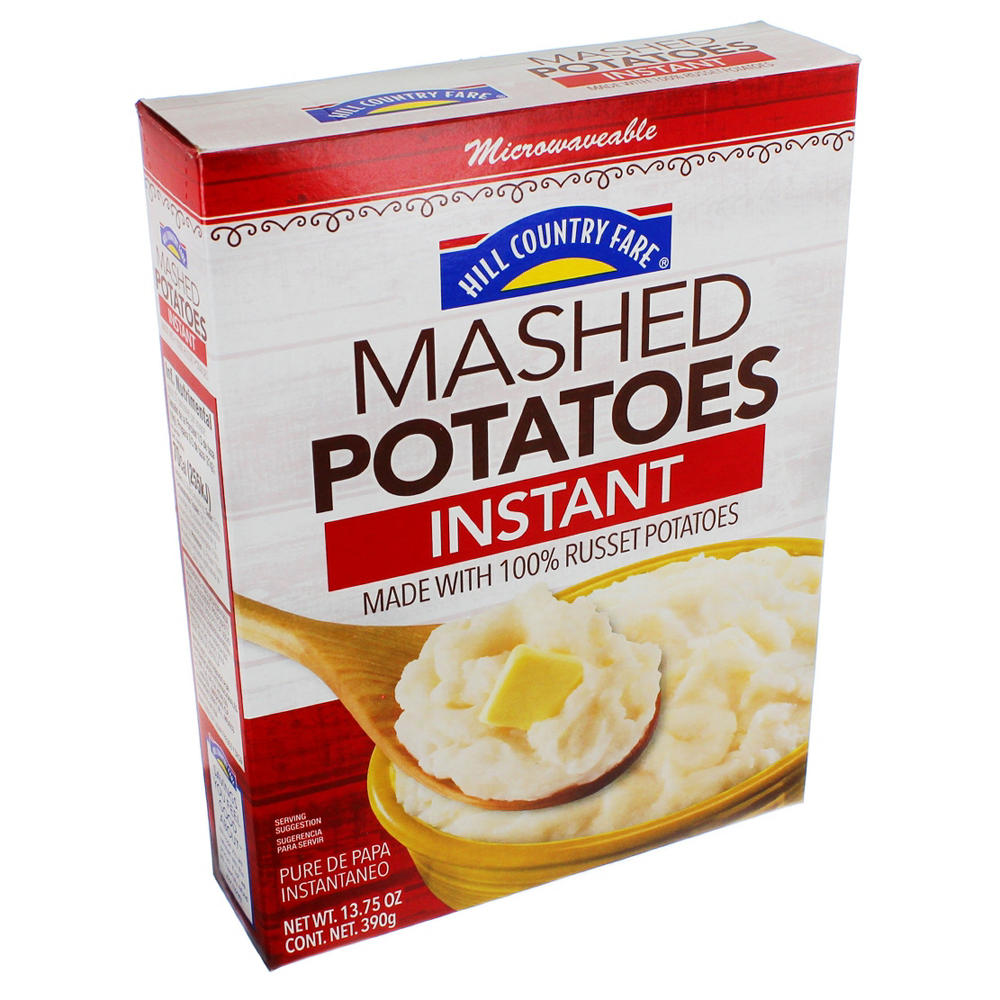 Hill Country Fare Instant Mashed Potatoes, 13.75 oz