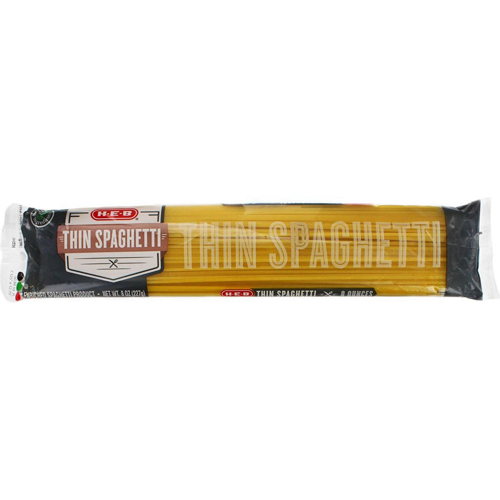 H-E-B Thin Spaghetti, 8 oz