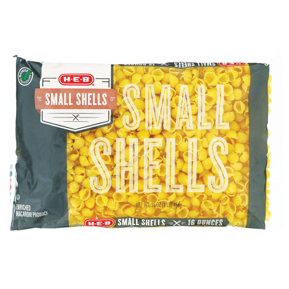 H-E-B Small Pasta Shells, 16 oz