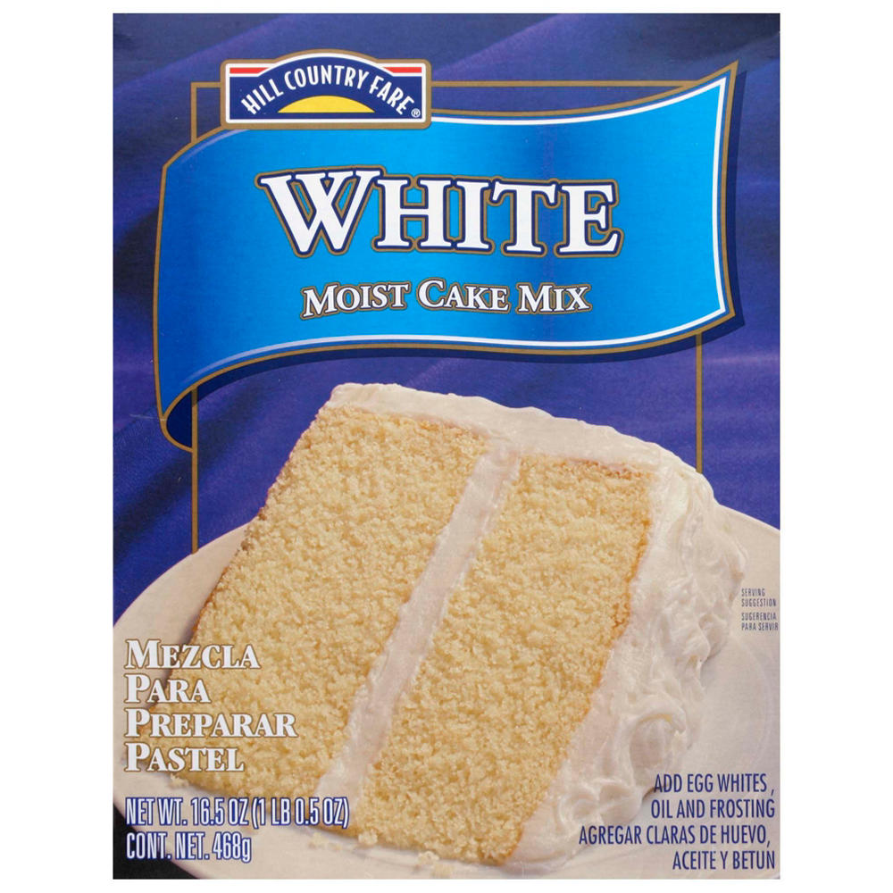Hill Country Fare White Moist Cake Mix, 16.5 oz