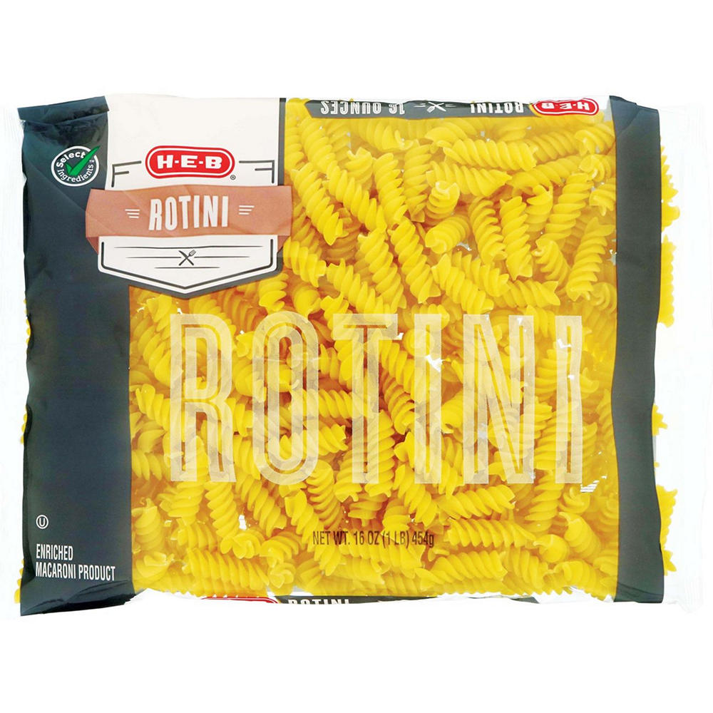 H-E-B Rotini Pasta Noodles, 16 oz