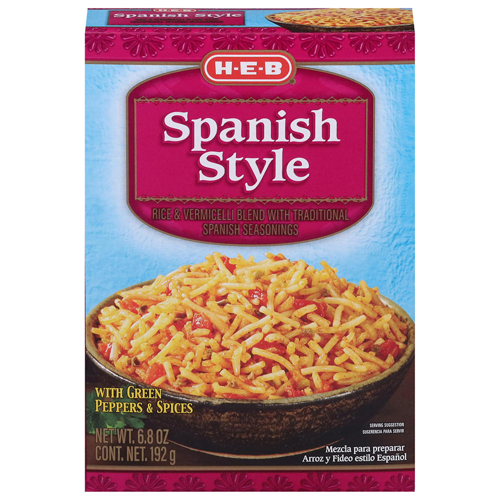 H-E-B Spanish-Style Rice, 6.8 oz