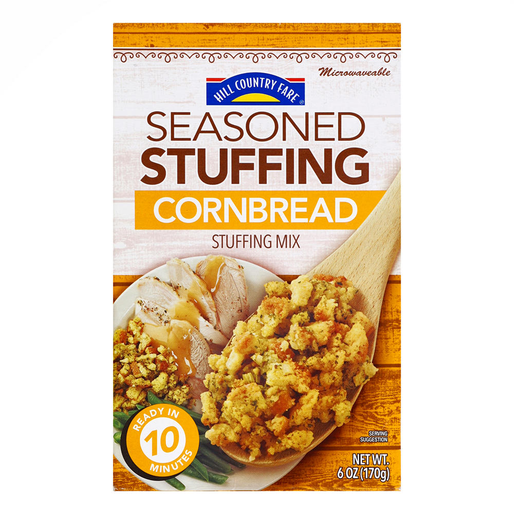 Hill Country Fare Seasoned Cornbread Stuffing Mix, 6 oz