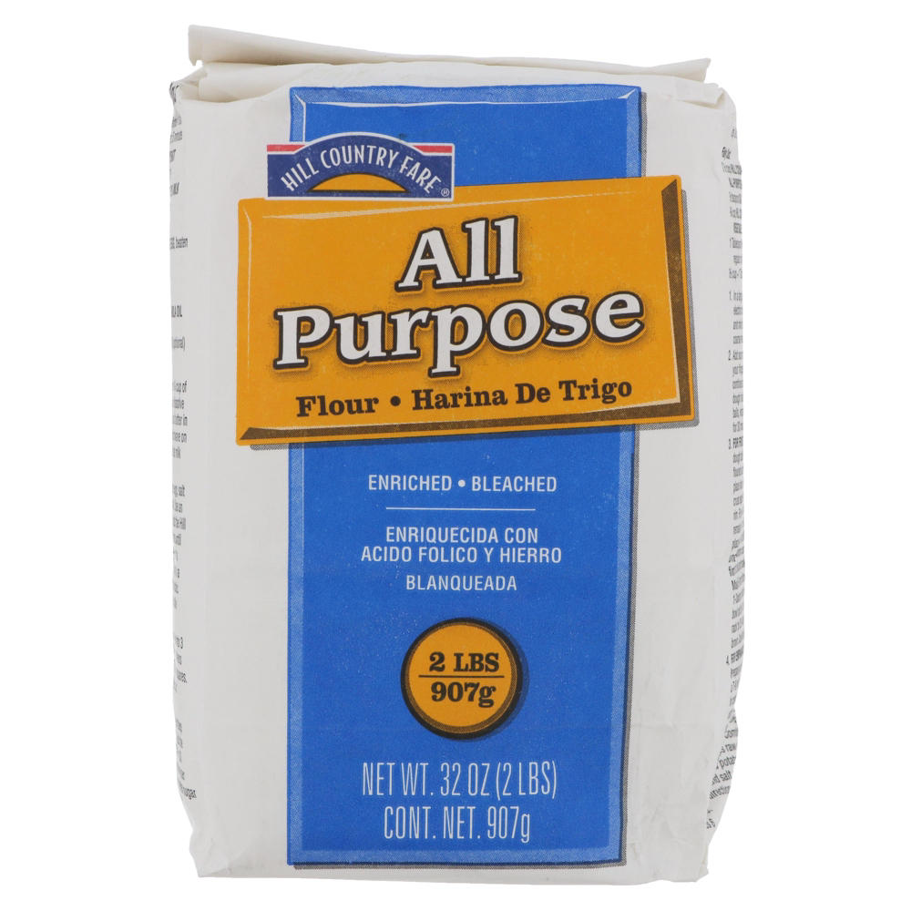 Hill Country Fare Enriched Bleached All-Purpose Flour, 2 lbs
