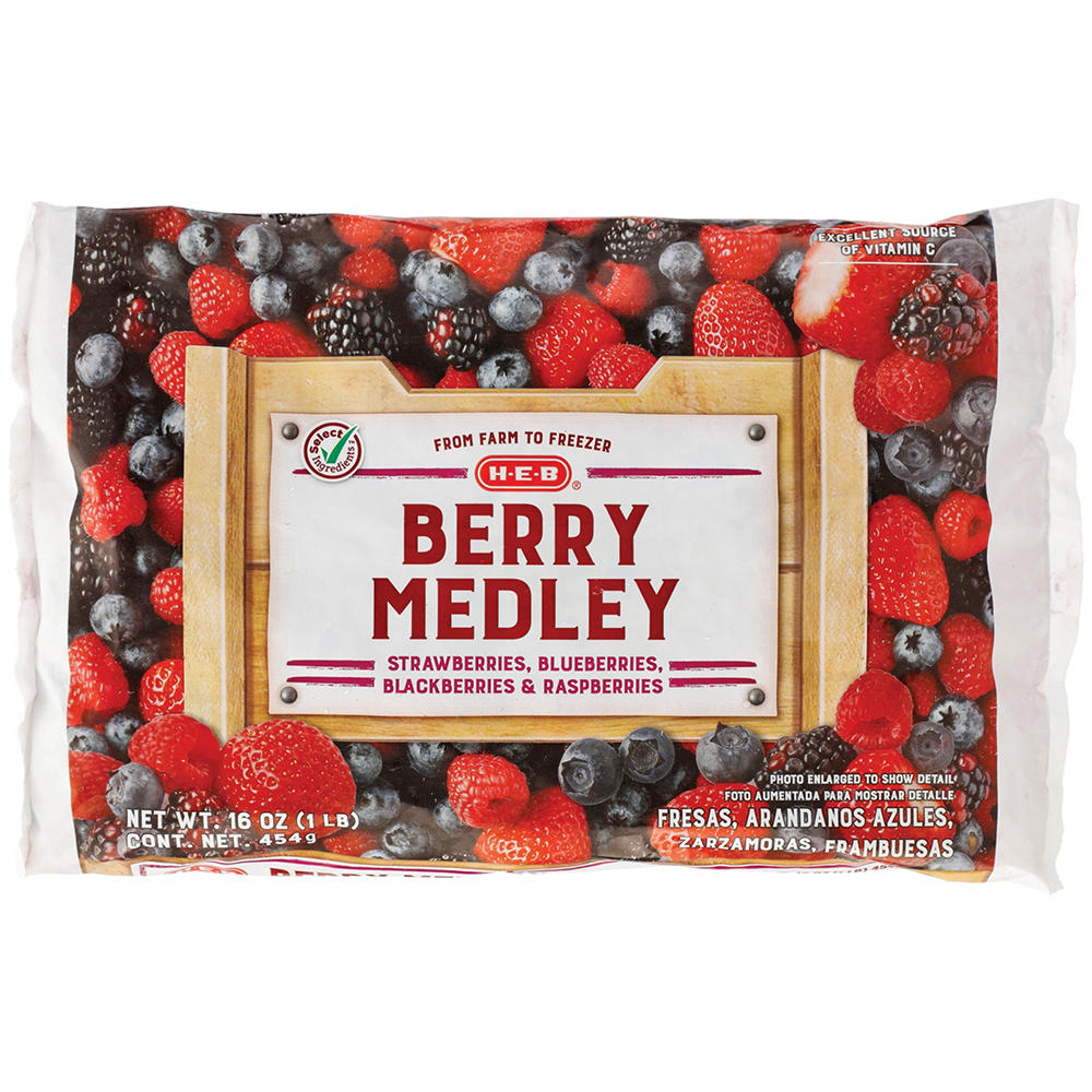 H-E-B Frozen Berry Medley, 16 oz
