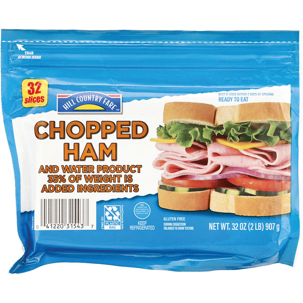 Hill Country Fare Chopped Ham Lunch Meat - Value Pack, 32 oz