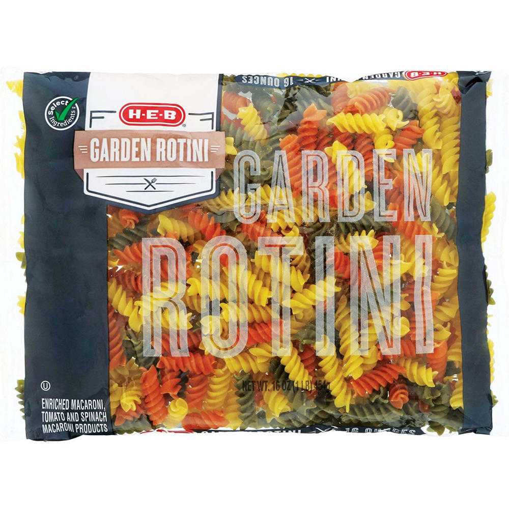 H-E-B Garden Rotini Pasta Noodles, 16 oz